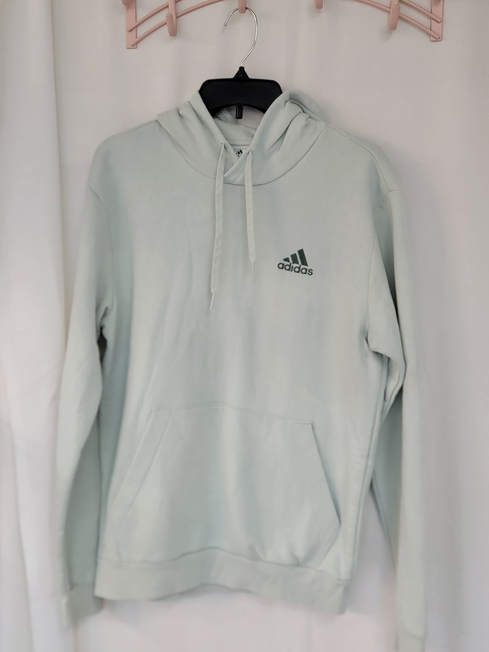 adidas Mint Green Pullover Hoodie